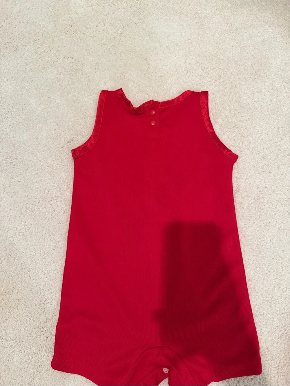 Jordan Red 'Air Jordan 23' Kids Sleeveless Romper
